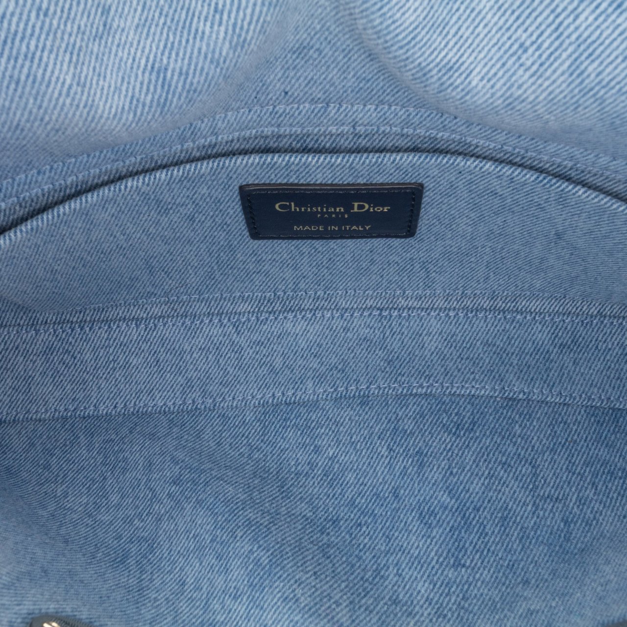 Dior Medium Denim Cannage Lady D Joy Blauw