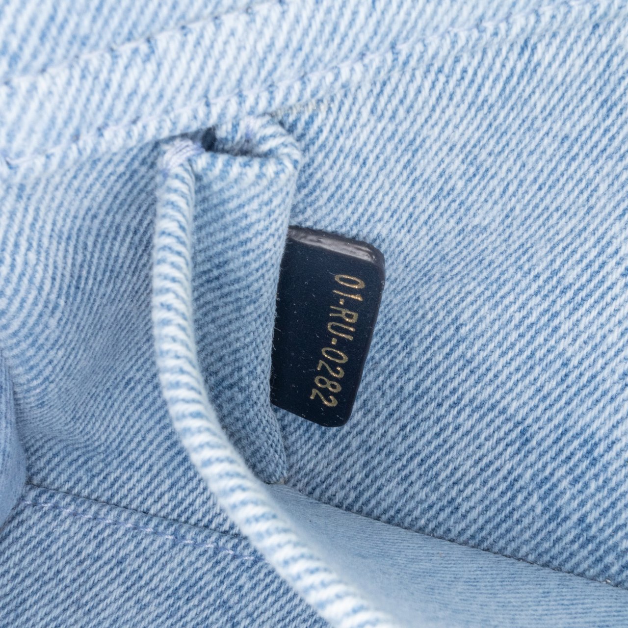 Dior Medium Denim Cannage Lady D Joy Blauw