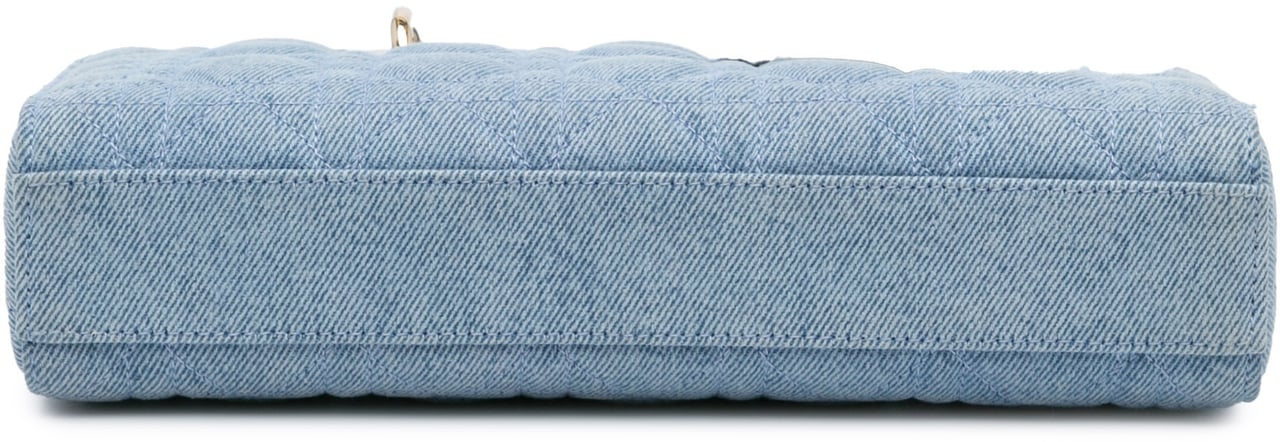 Dior Medium Denim Cannage Lady D Joy Blauw