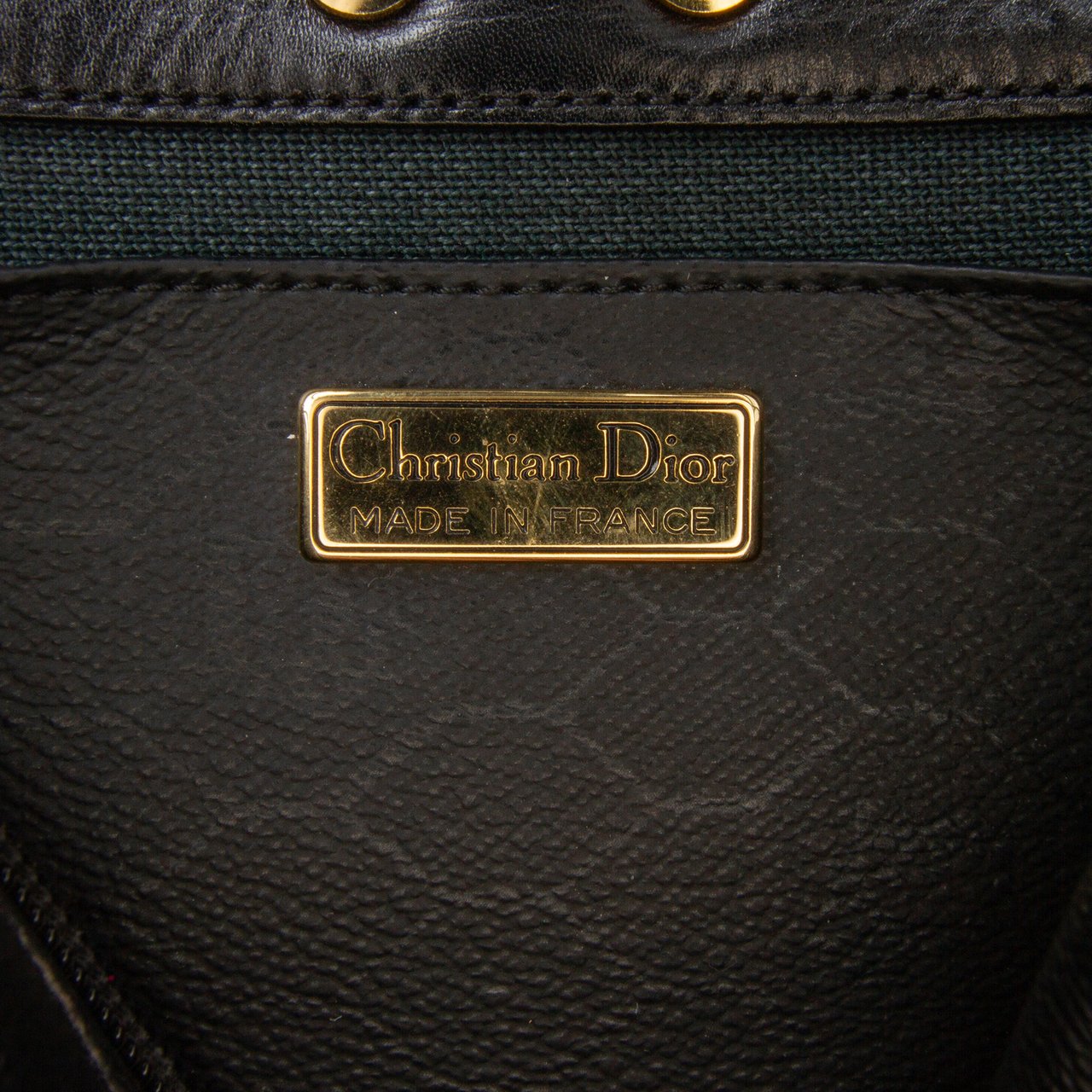 Dior Honeycomb Coated Canvas Crossbody Zwart