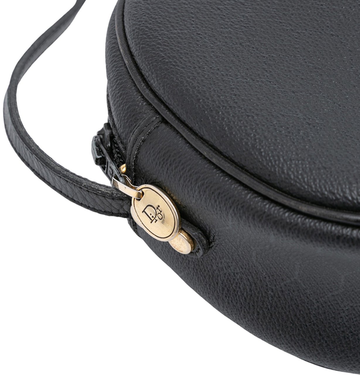 Dior Honeycomb Coated Canvas Crossbody Zwart