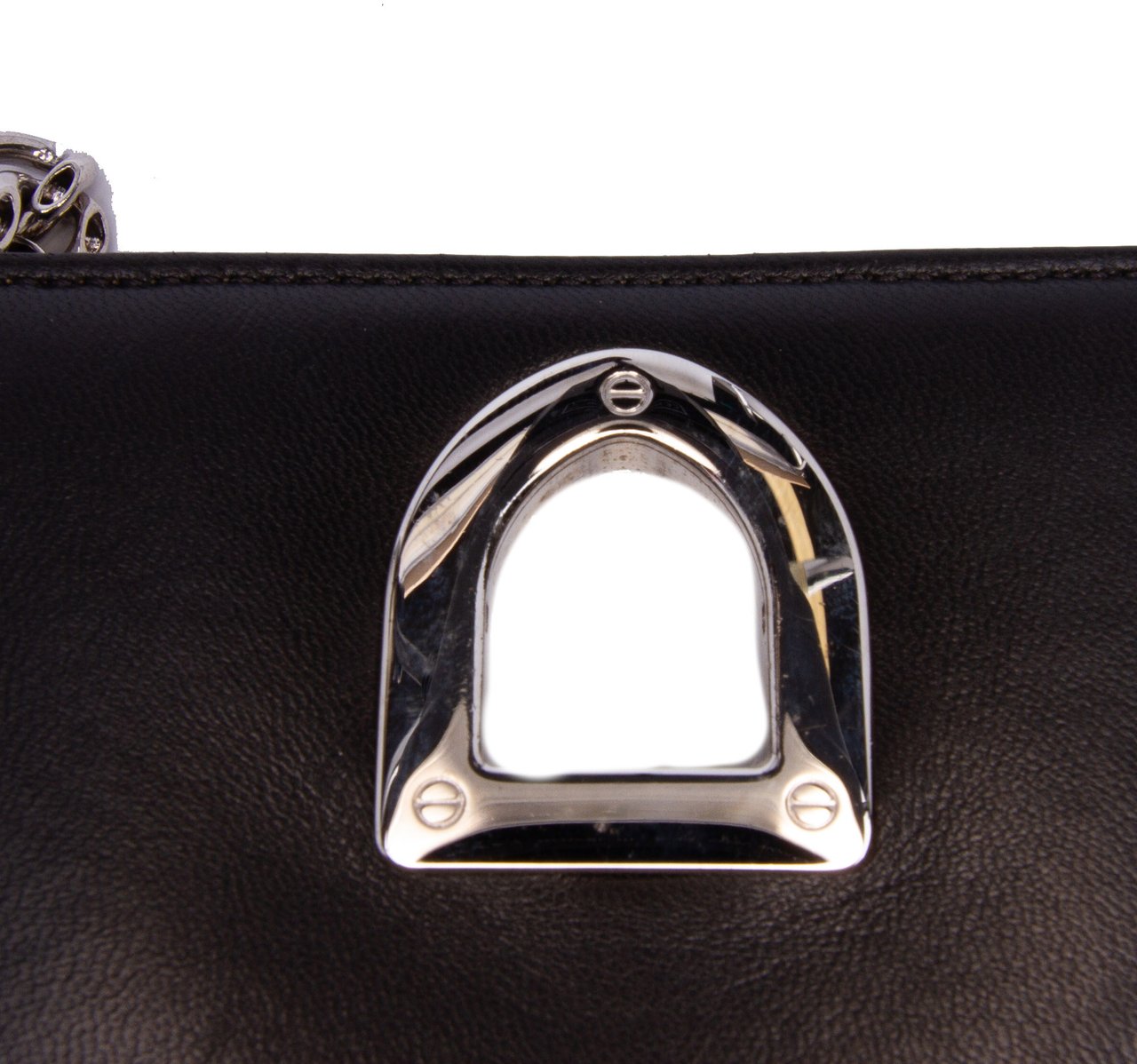 Dior Mini Lambskin Sequin Diorama Flap Zwart
