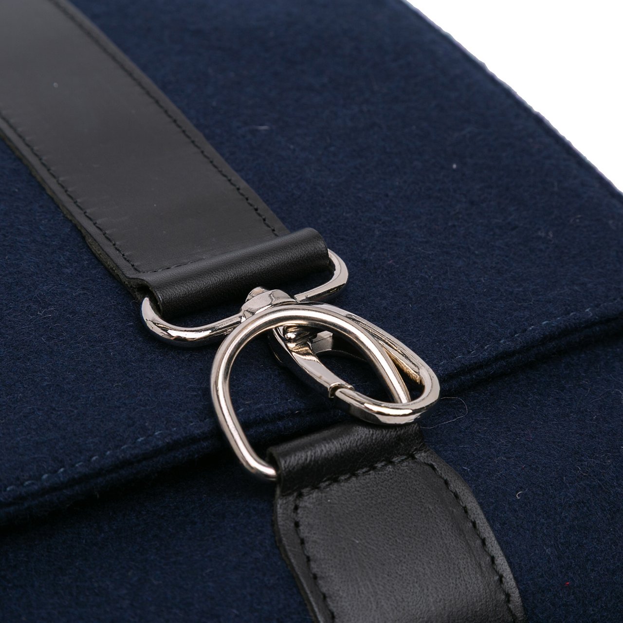 Dior Felt Travel Organizer Clutch Blauw