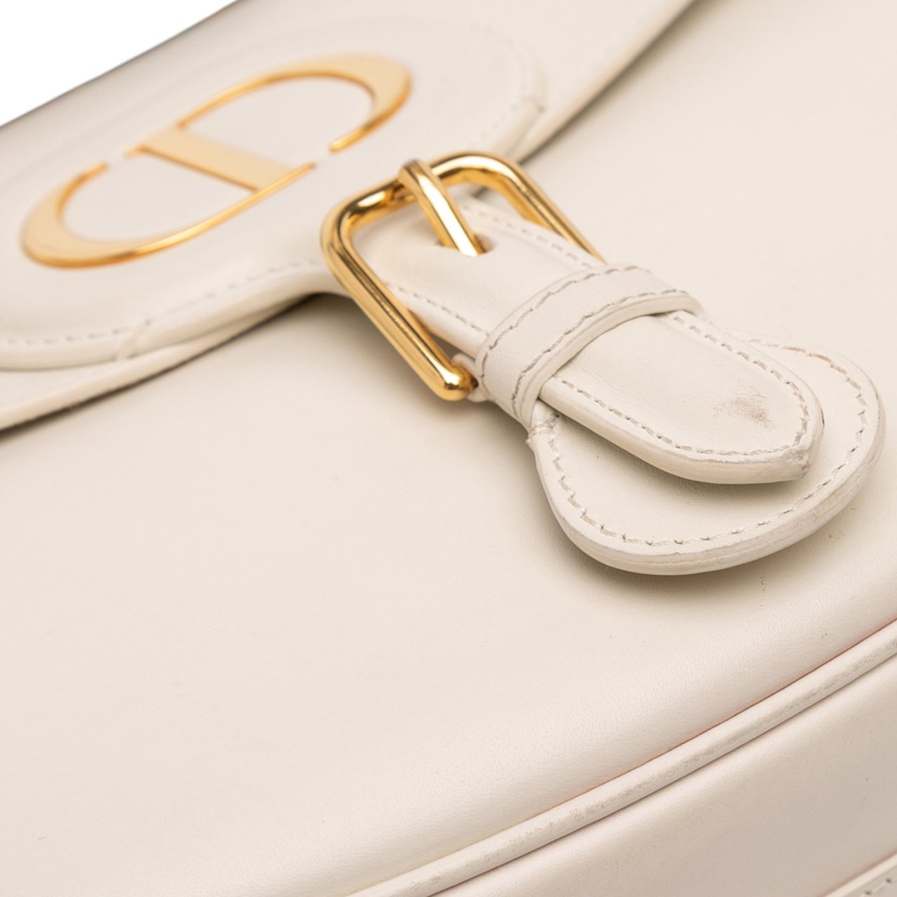 Dior Large Smooth Calfskin Bobby Crossbody Wit