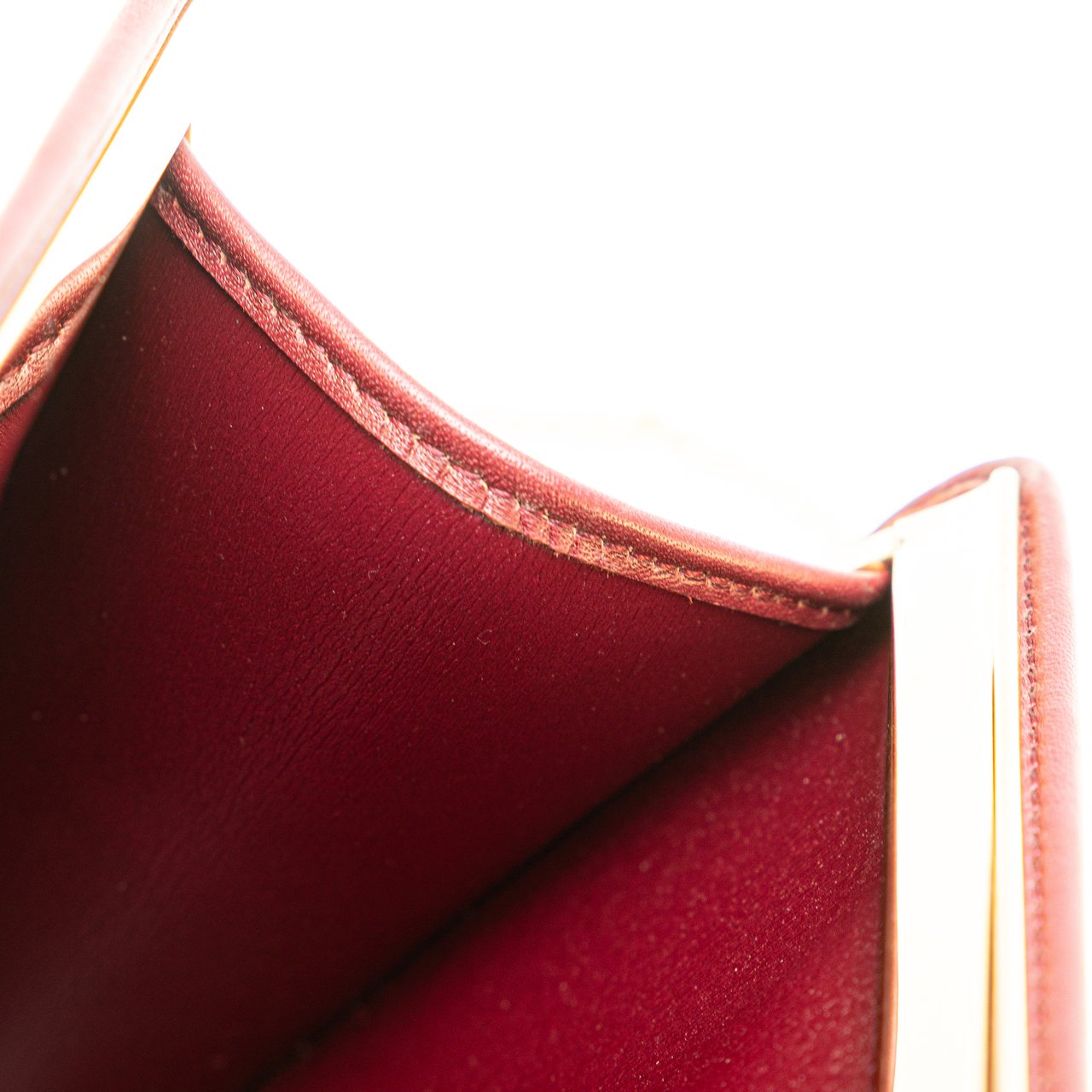 Dior Honeycomb Canvas Clutch With Chain Rood