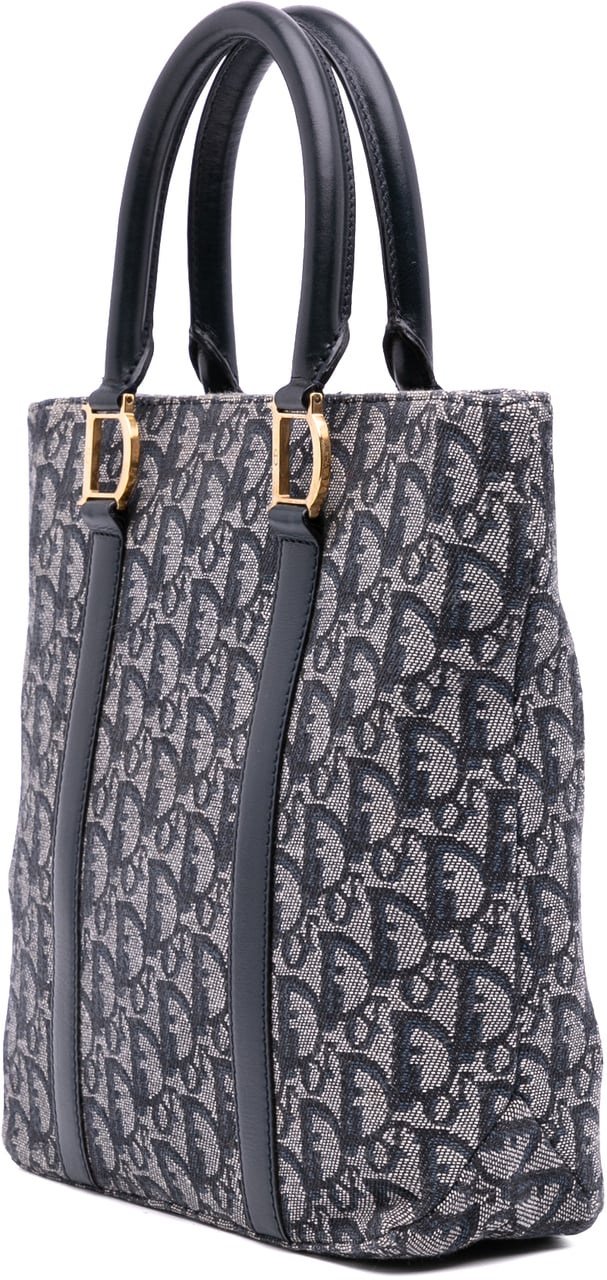 Dior Diorissimo Trotter Canvas Tote Blauw