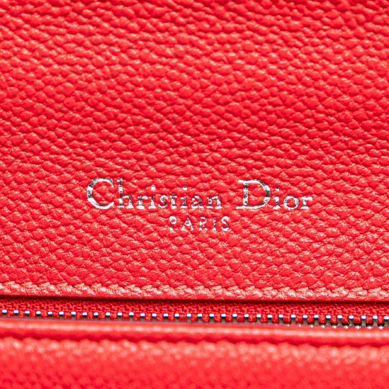 Dior Small Grained Calfskin Diorama Flap Rood