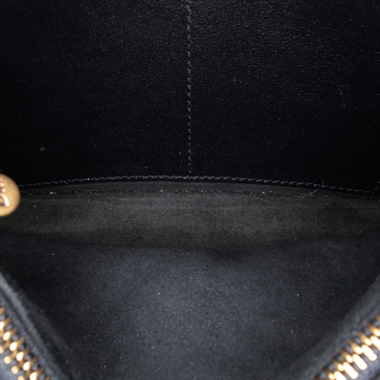 Dior Studded Denim Diorama Wallet on Chain Blauw