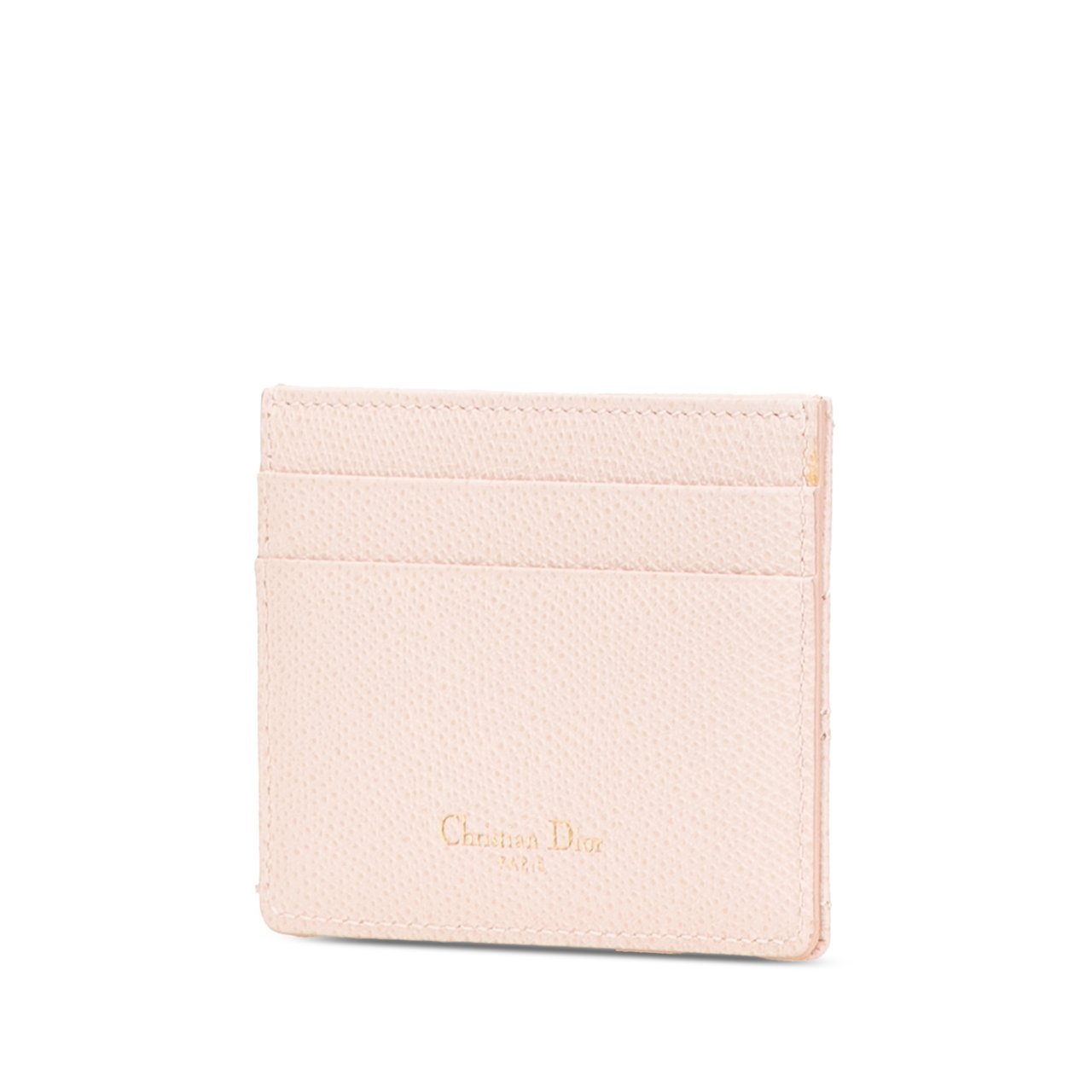 Dior Grained Calfskin Diorama Card Holder Roze