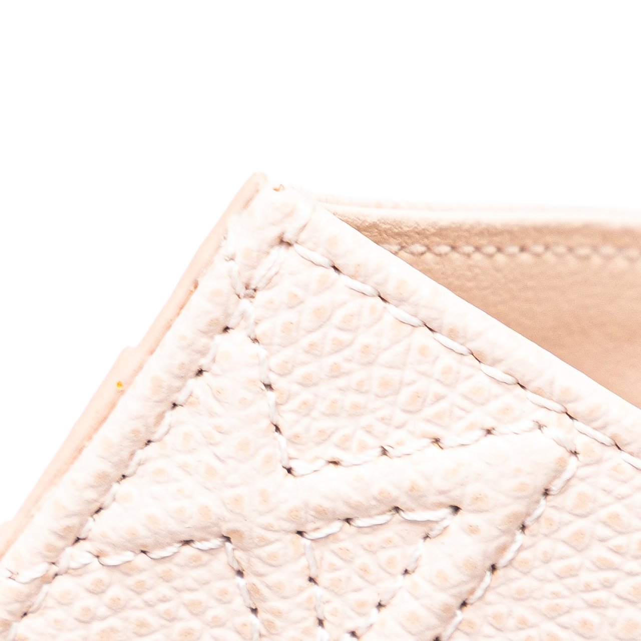 Dior Grained Calfskin Diorama Card Holder Roze