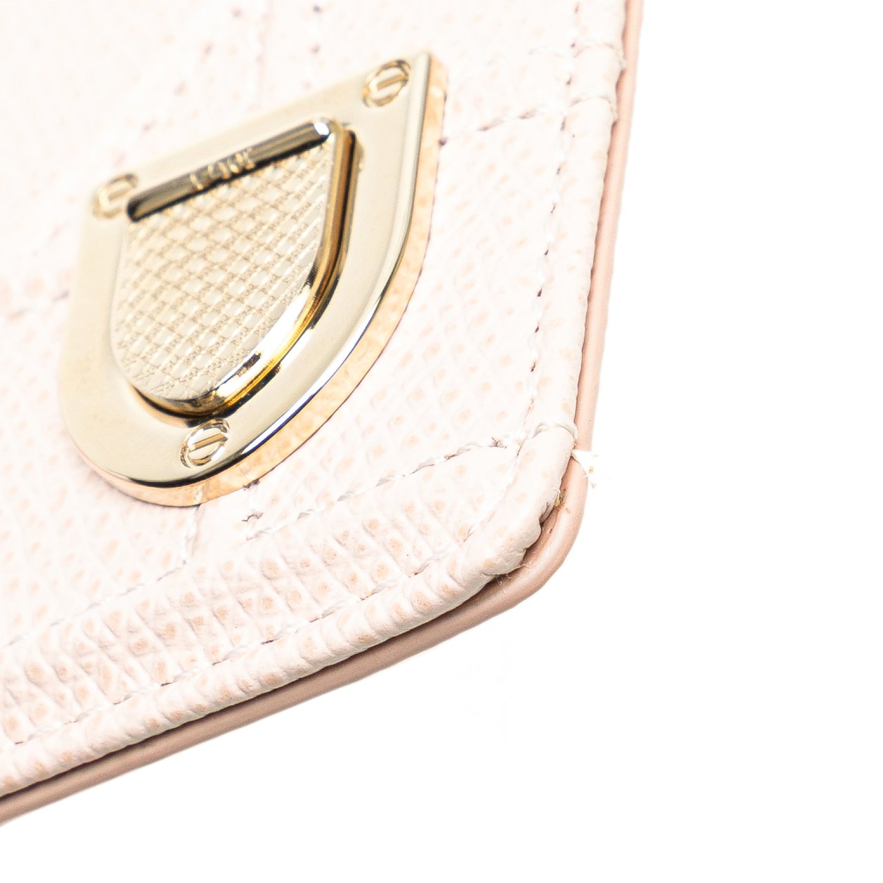 Dior Grained Calfskin Diorama Card Holder Roze