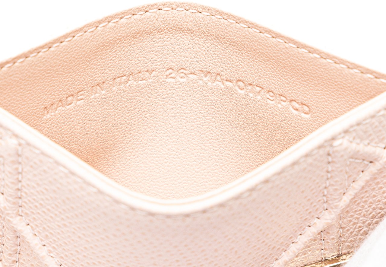 Dior Grained Calfskin Diorama Card Holder Roze