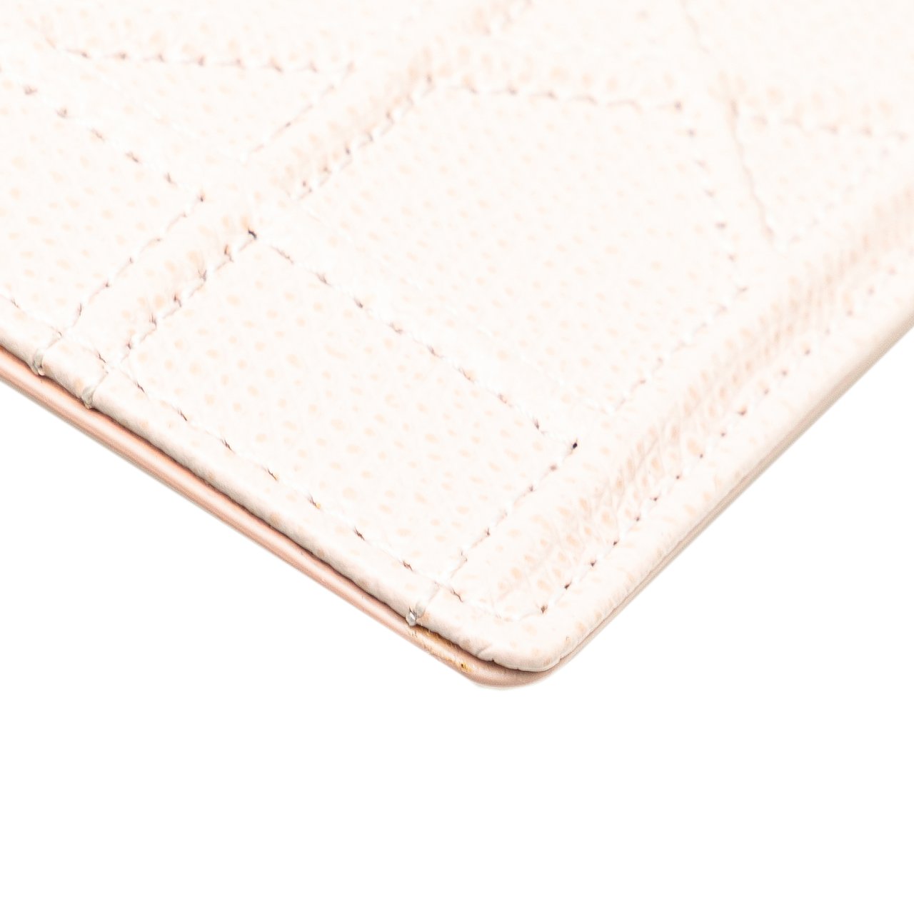 Dior Grained Calfskin Diorama Card Holder Roze