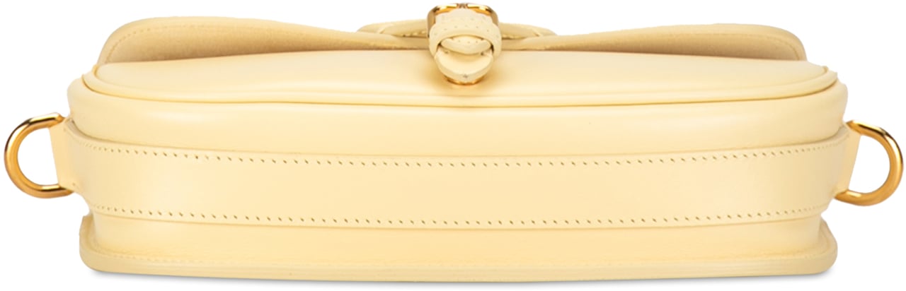 Dior Calfskin Bobby East West Crossbody Geel