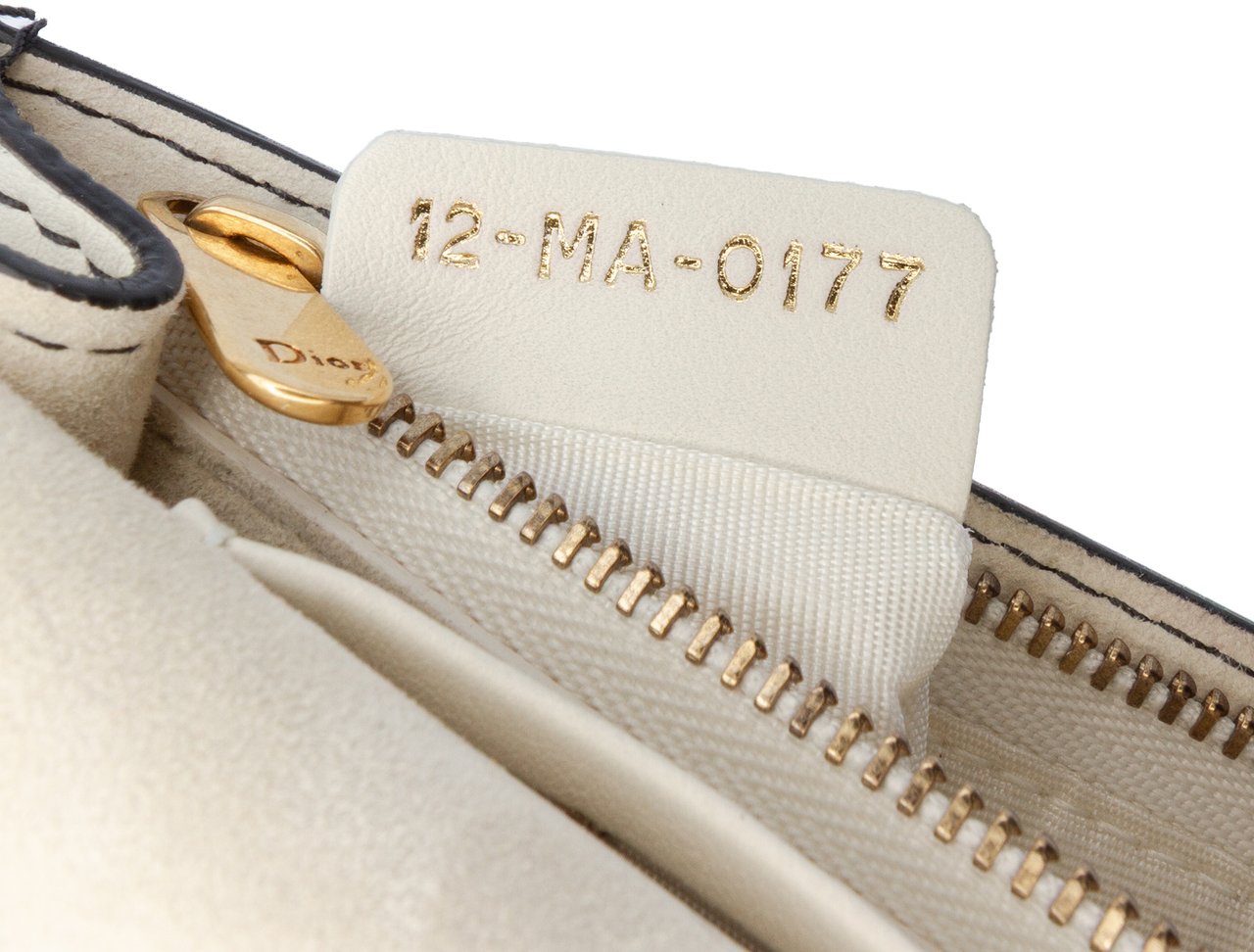 Dior Studded Calfskin Cannage Lady Dior Wallet on Chain Wit