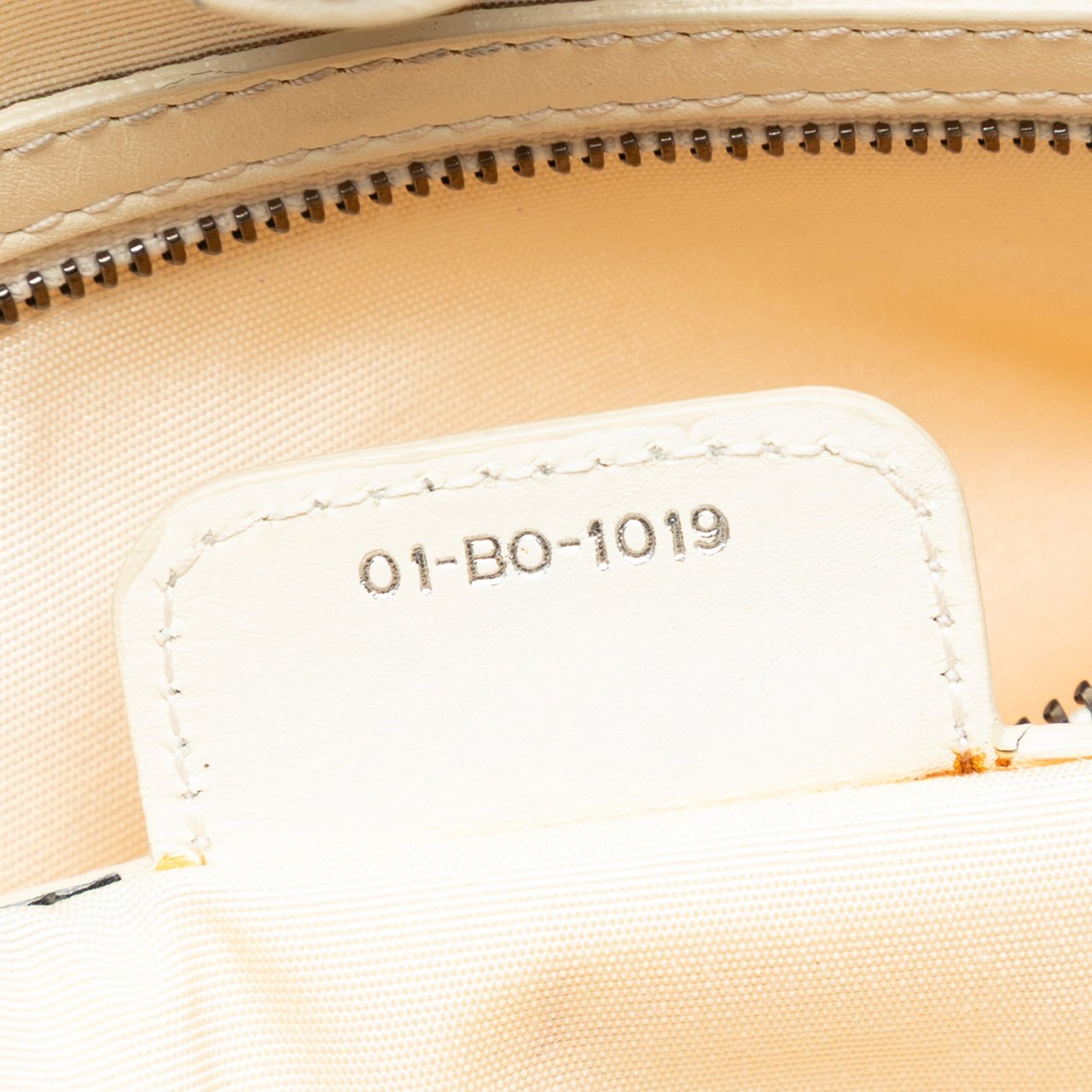 Dior Medium Coated Canvas Cannage Panarea Tote Wit