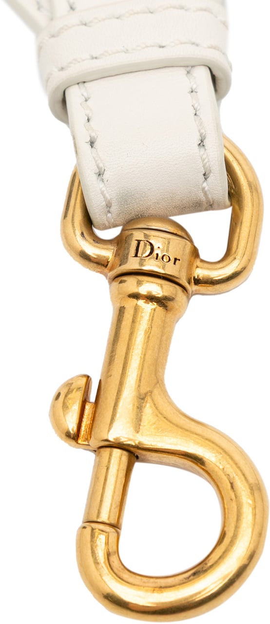 Dior Calfskin Macrame Shoulder Strap Wit