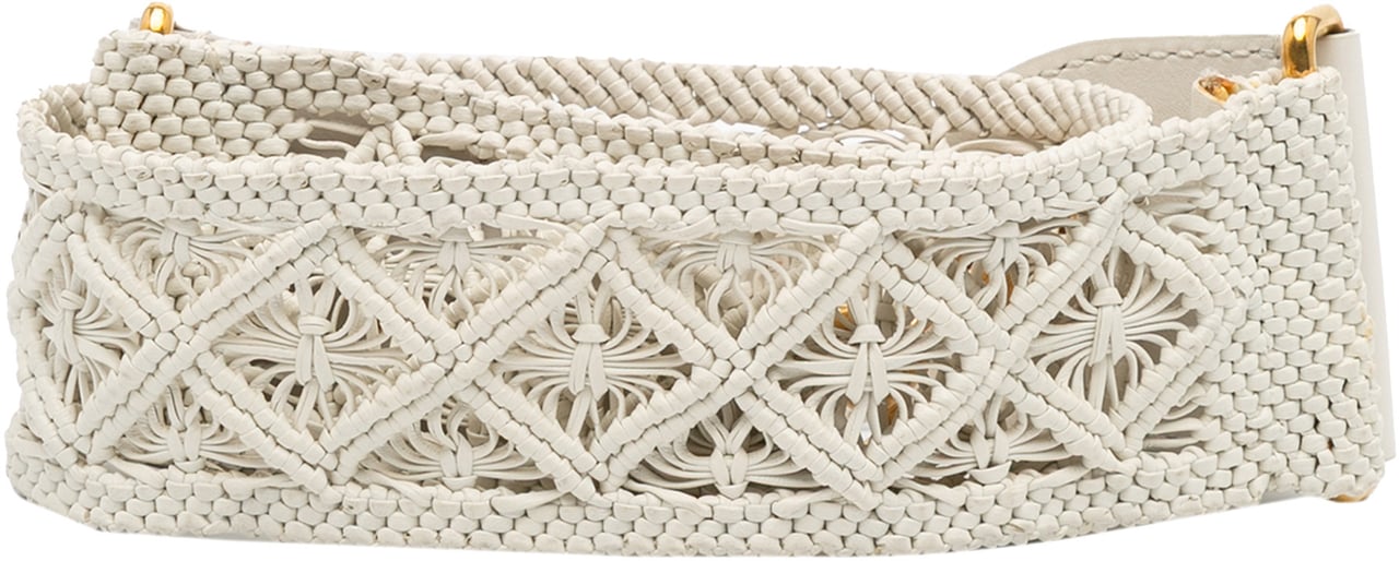 Dior Calfskin Macrame Shoulder Strap Wit