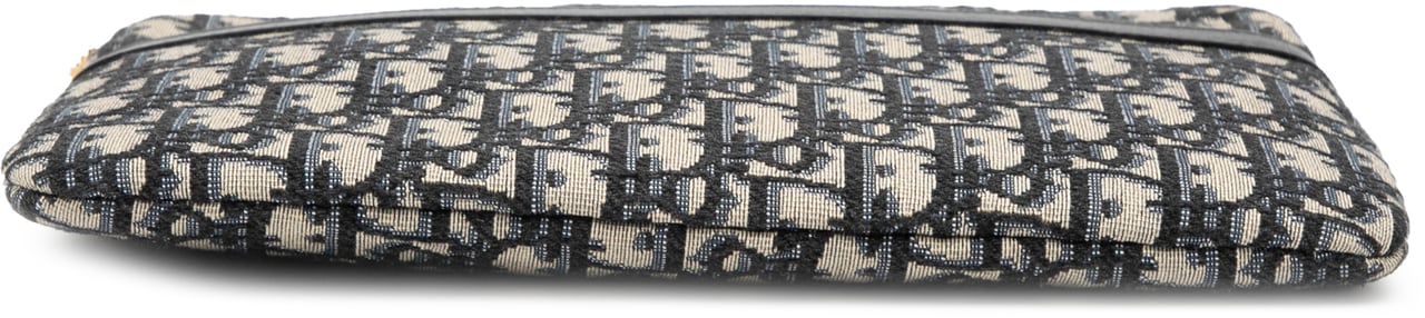 Dior Oblique Canvas Clutch Blauw