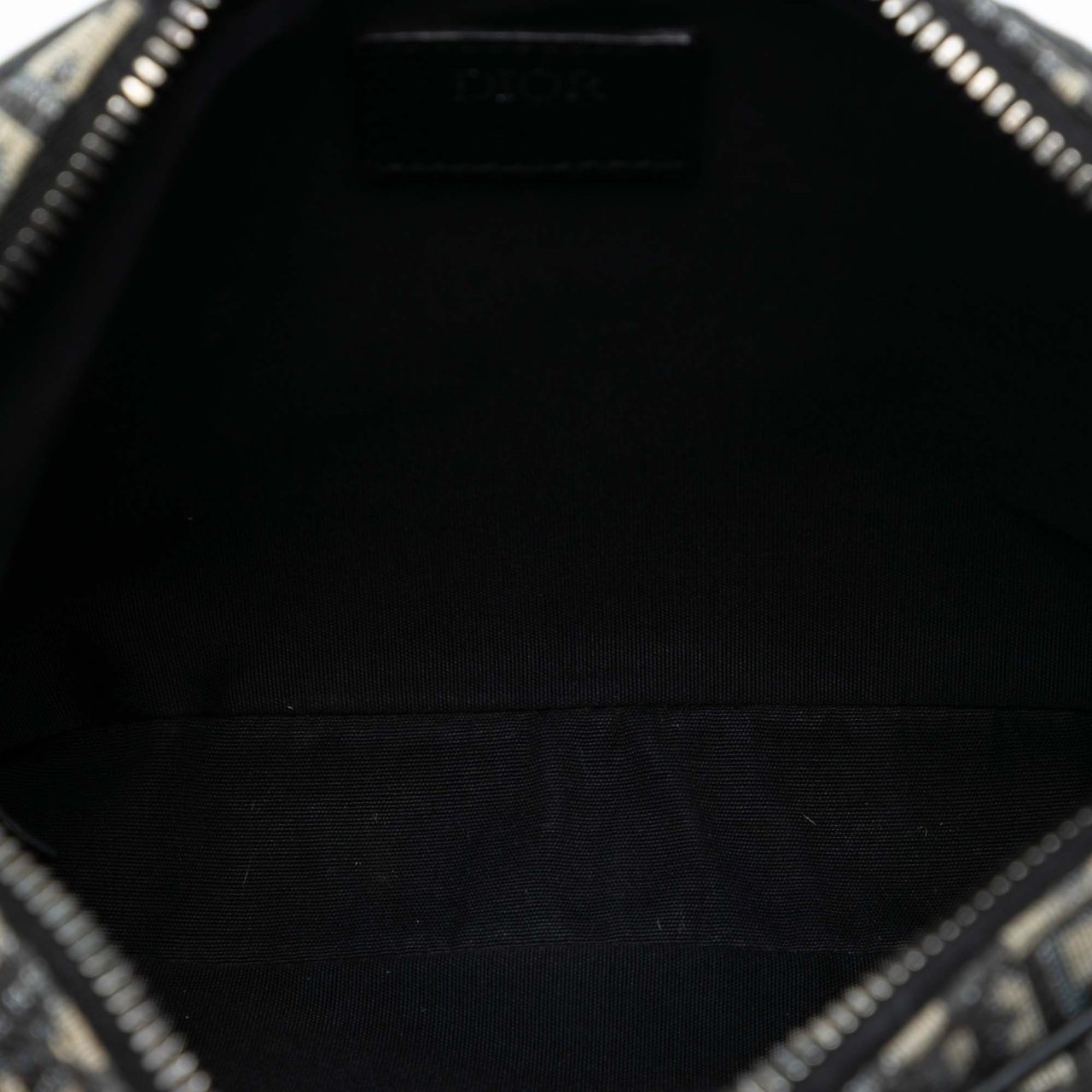 Dior Oblique Canvas Saddle Triple Pouch Blauw