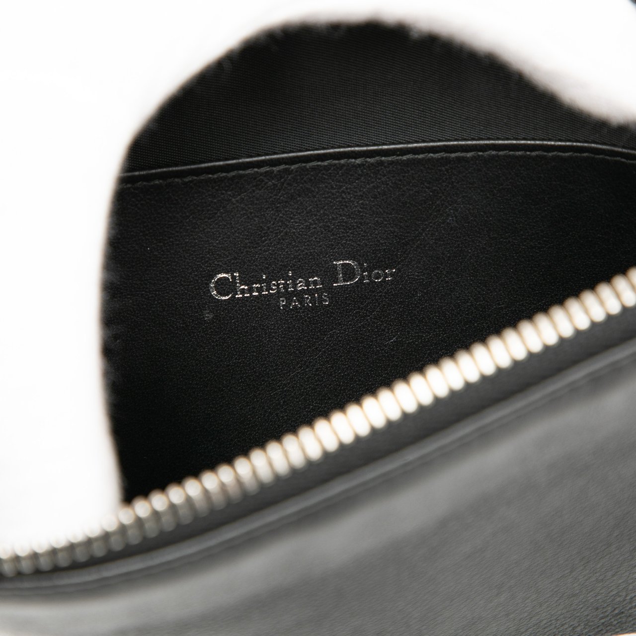 Dior Leather Diorissimo Voyageur Clutch Zwart