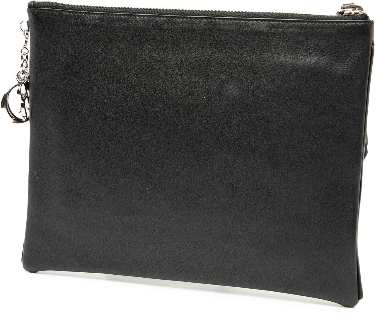 Dior Leather Diorissimo Voyageur Clutch Zwart