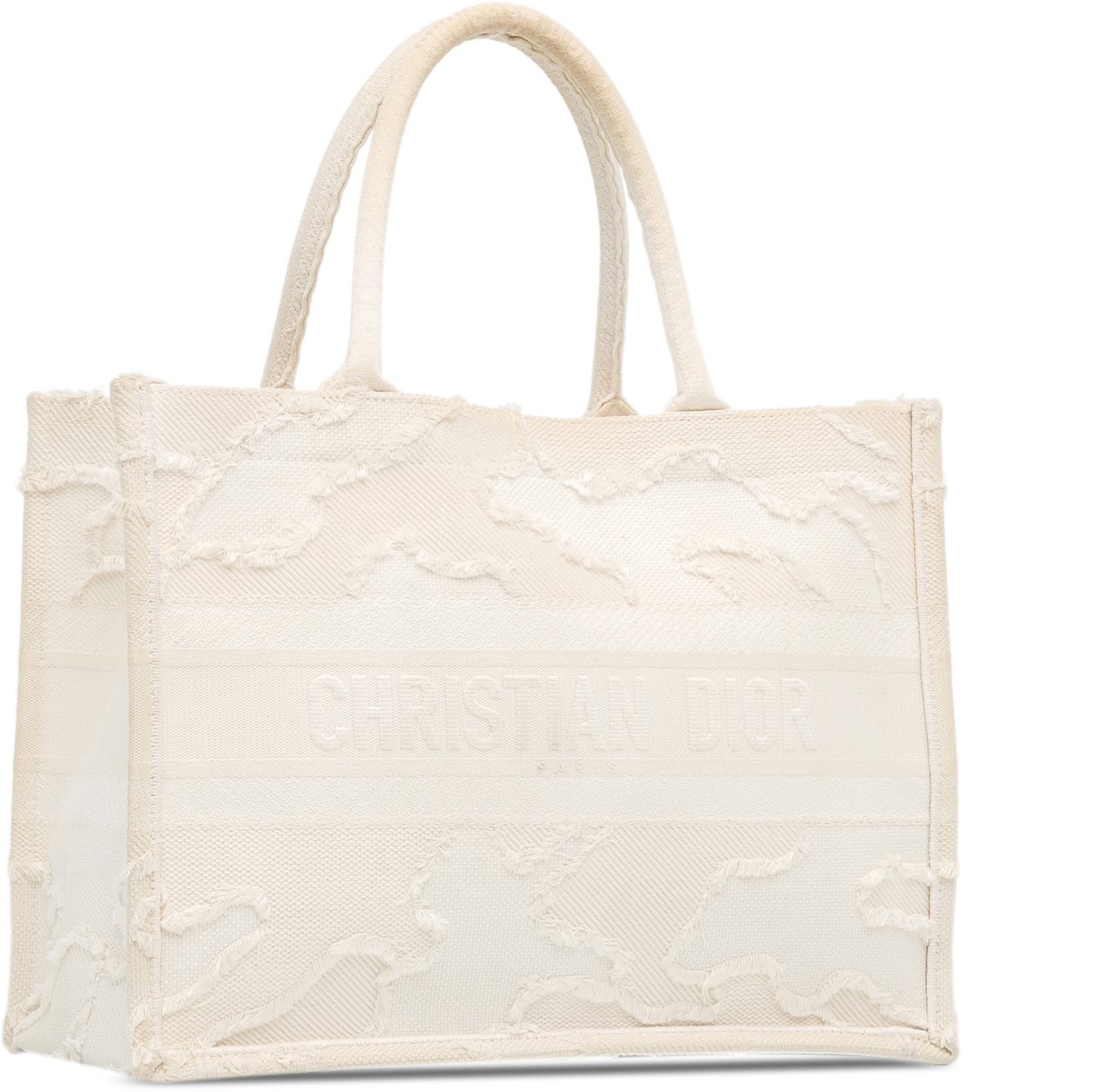 Dior Medium Camouflage Book Tote Wit