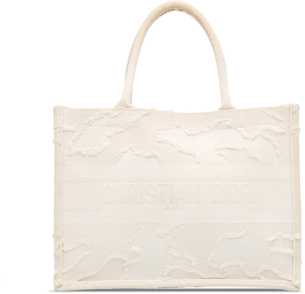 Dior Medium Camouflage Book Tote Wit