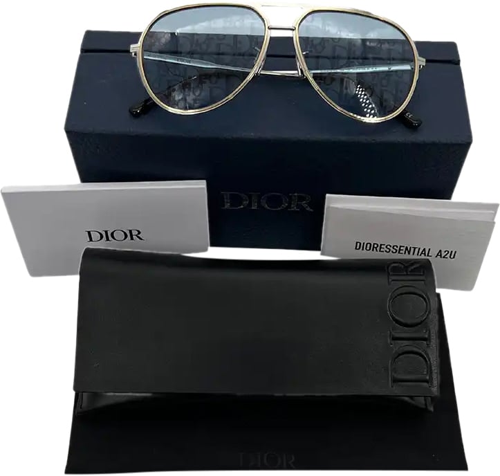 Dior Christian Dior Essential A2U F0I8 silver sunglasses 60-14 Zilver