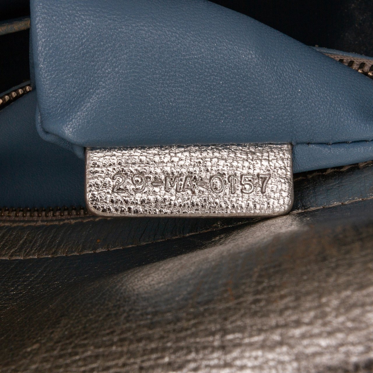 Dior Small Metallic Grained Calfskin Cannage My ABCDior Lady Dior Zilver