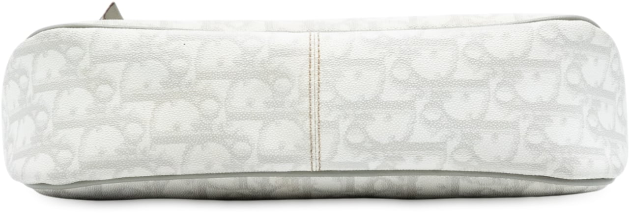 Dior Oblique Coated Canvas Romantique Shoulder Bag Wit