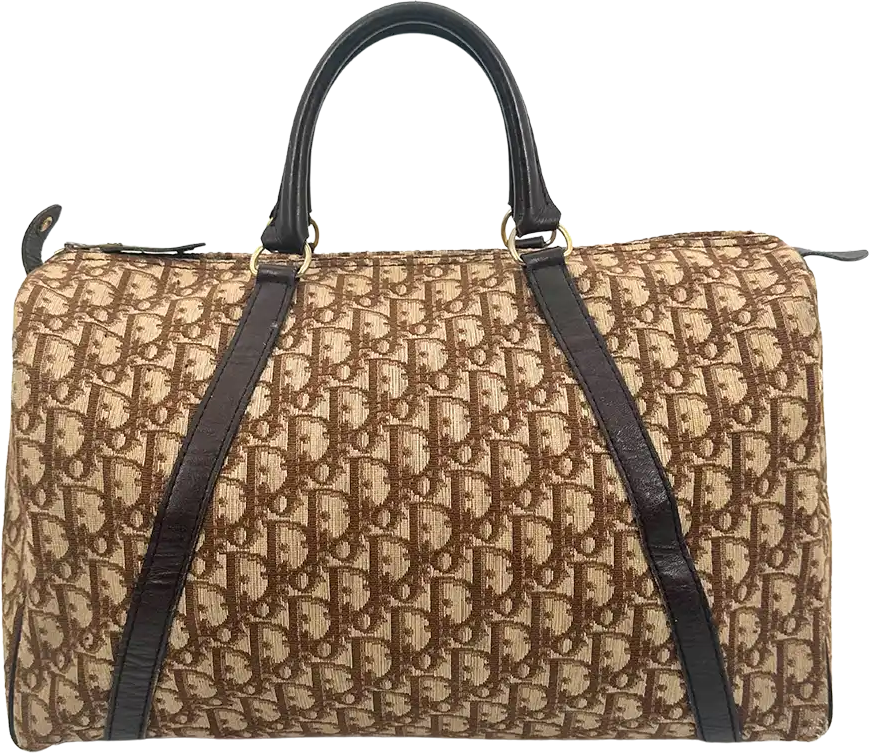 Dior Christian Dior Vintage Weekender Bag / good Bruin