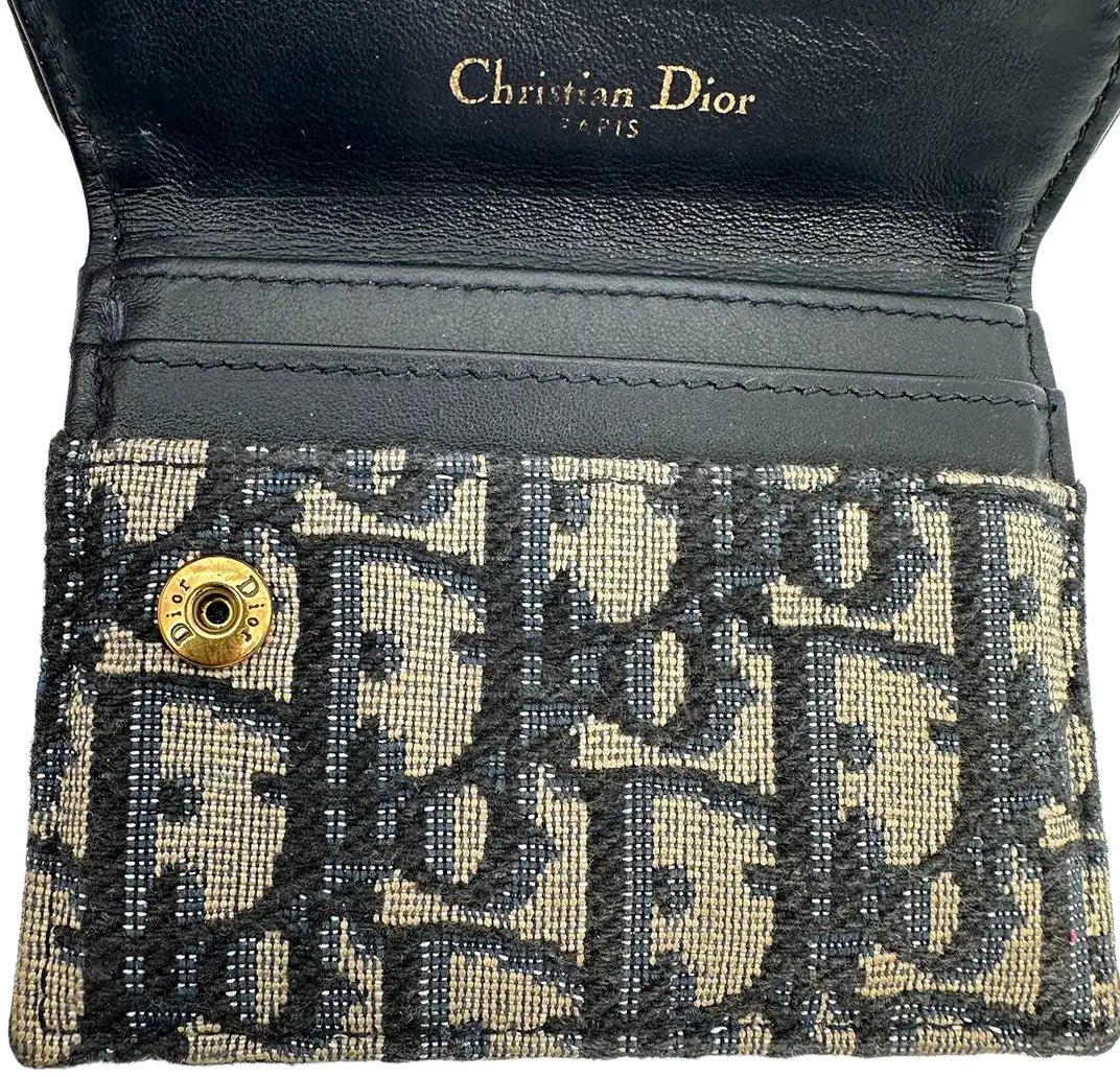 Dior Dior Saddle Card Case / good Beige