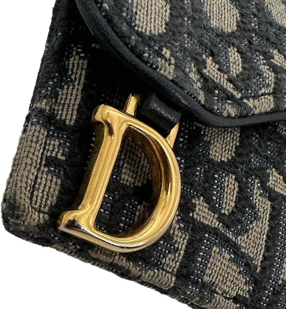 Dior Dior Saddle Card Case / good Beige
