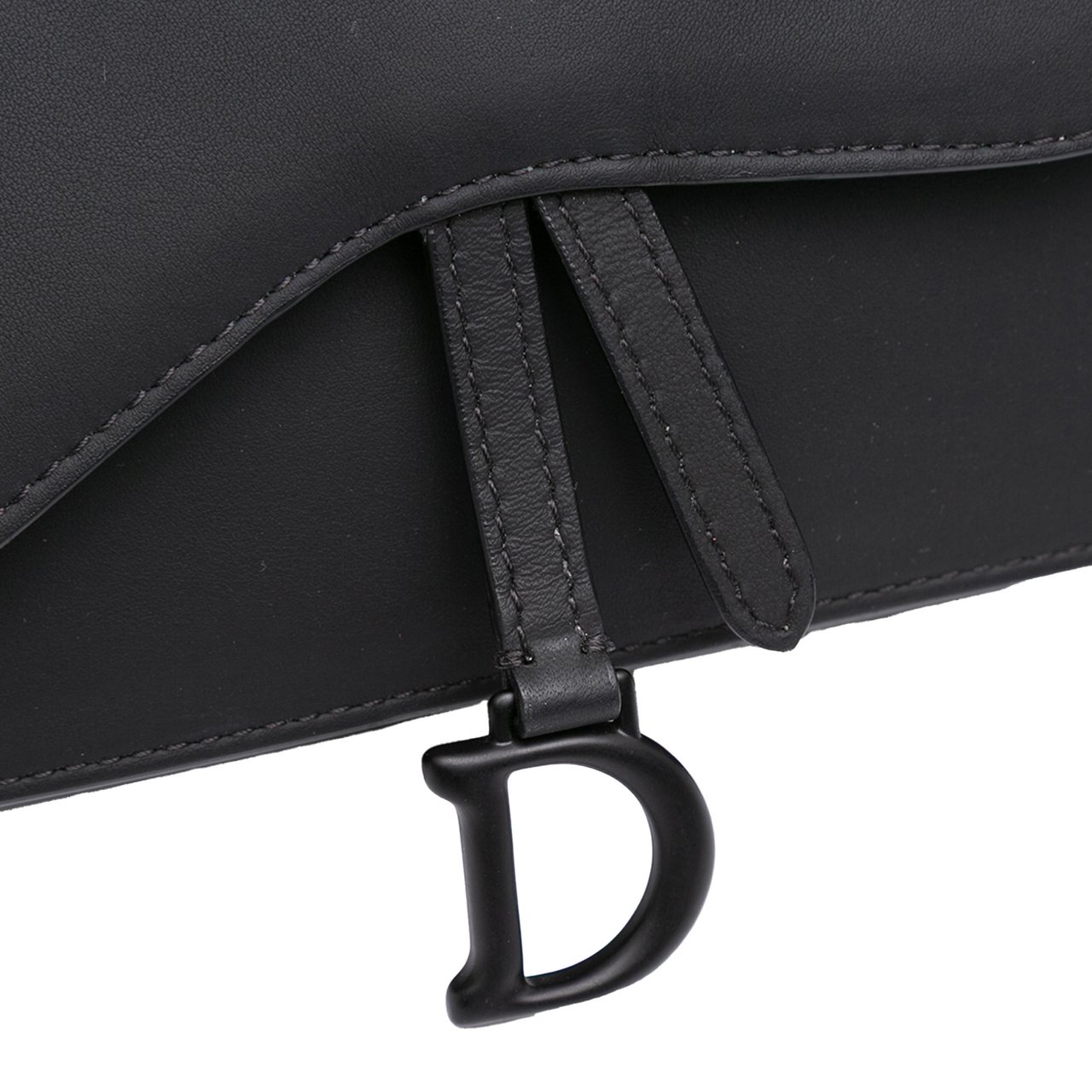 Dior Ultramatte Saddle Belt Bag Zwart
