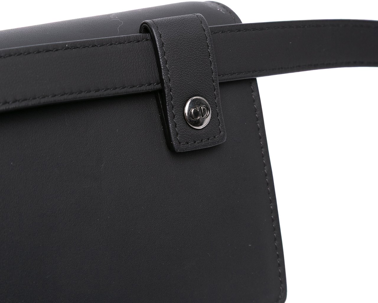 Dior Ultramatte Saddle Belt Bag Zwart