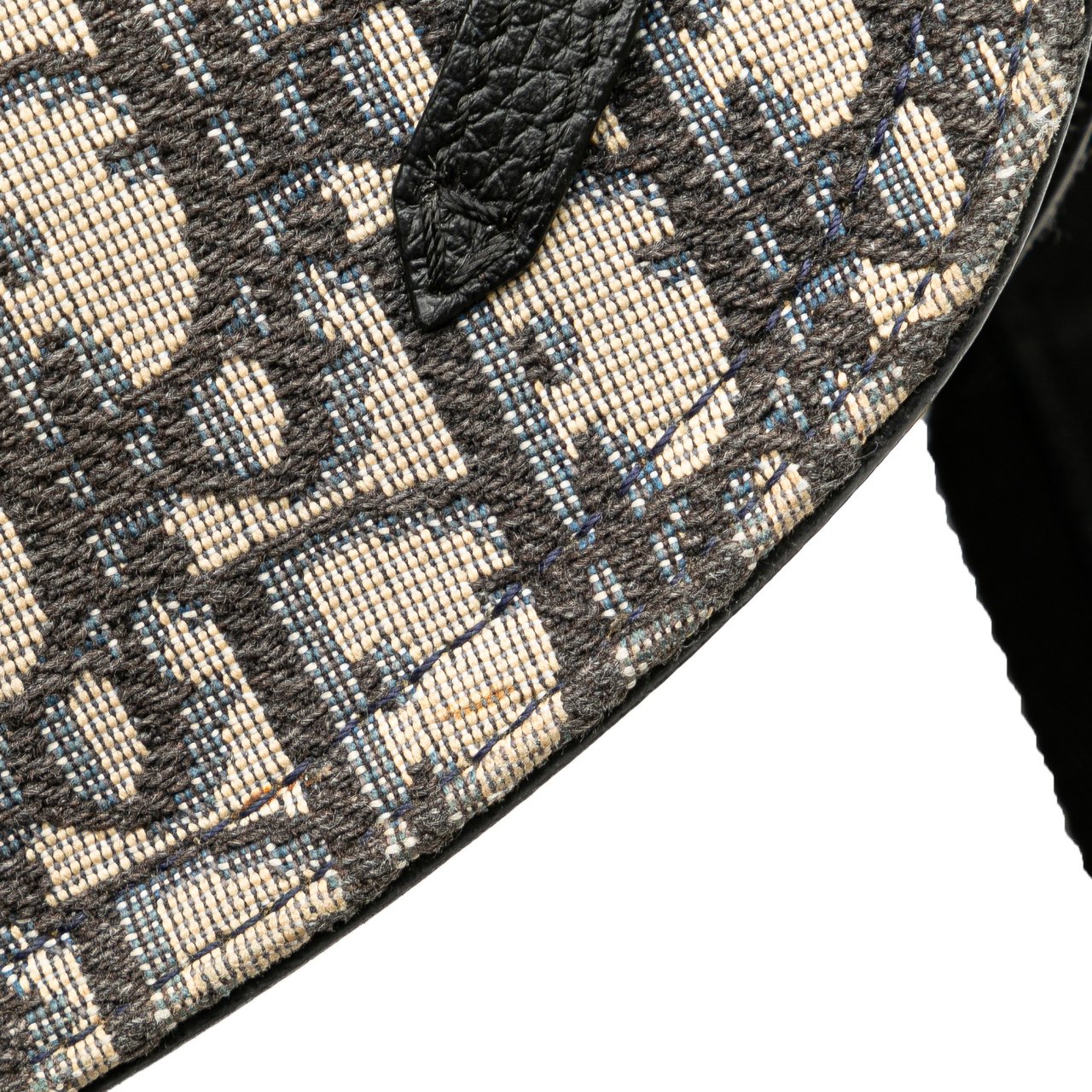 Dior Oblique Canvas Saddle Messenger Bag Blauw