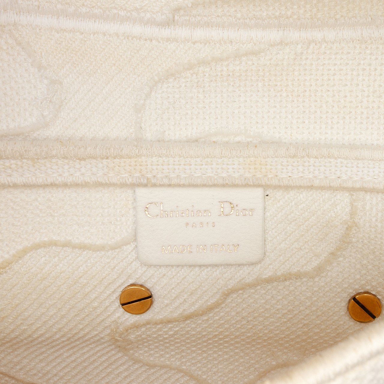 Dior Mini Canvas Embroidered Camouflage Saddle Bag Wit