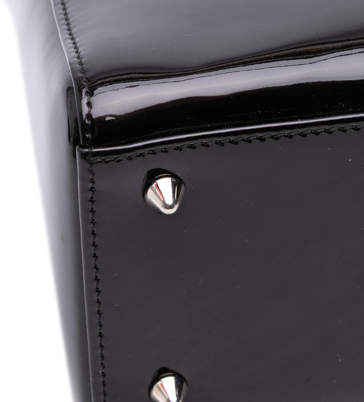 Dior Medium Patent Lady Dior Zwart