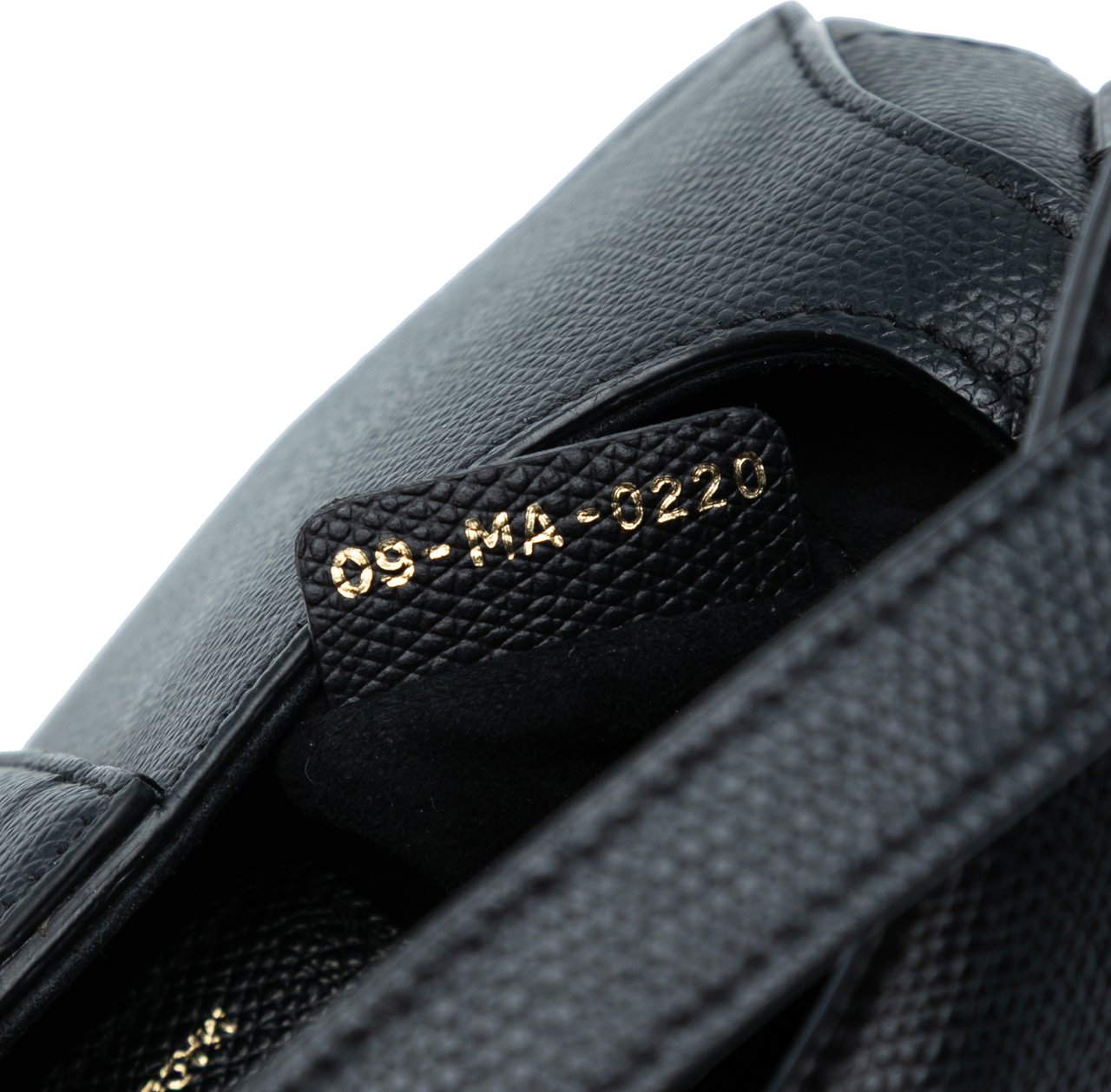 Dior Mini Grained Calfskin Saddle Bag Zwart