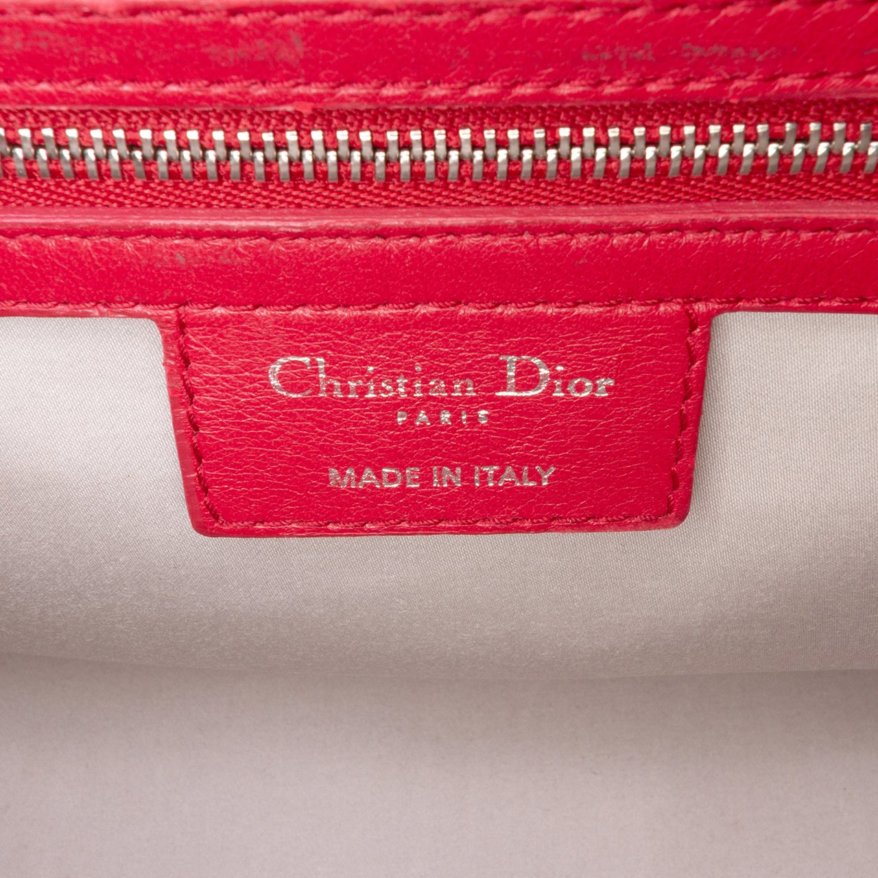 Dior Lambskin Cannage Milly La Foret Bag Rood