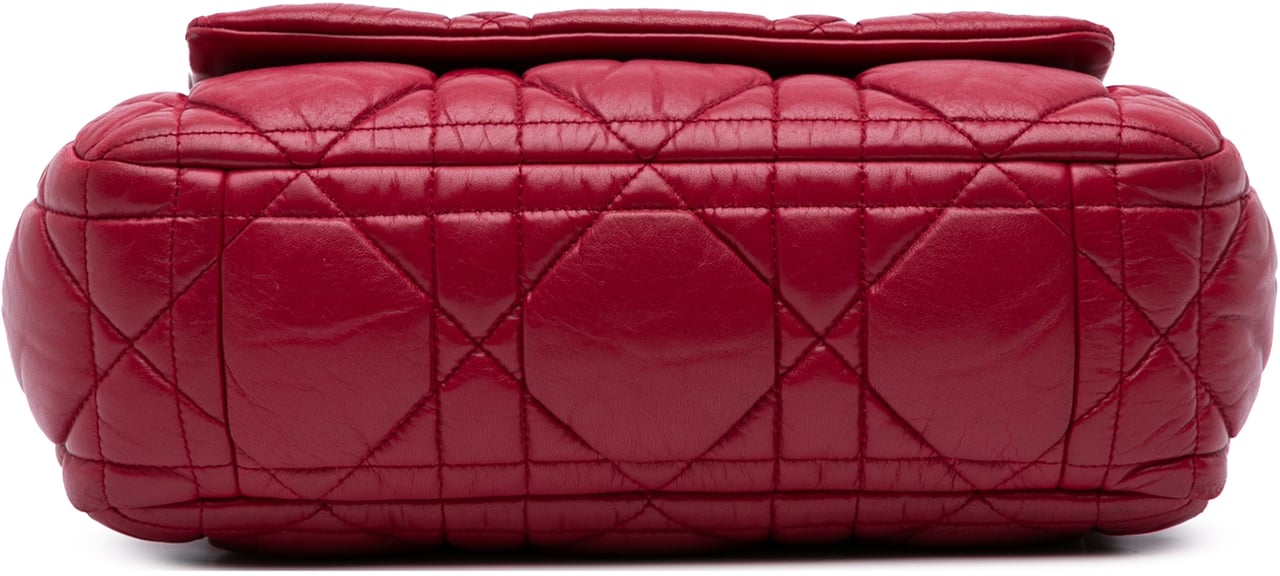 Dior Lambskin Cannage Milly La Foret Bag Rood