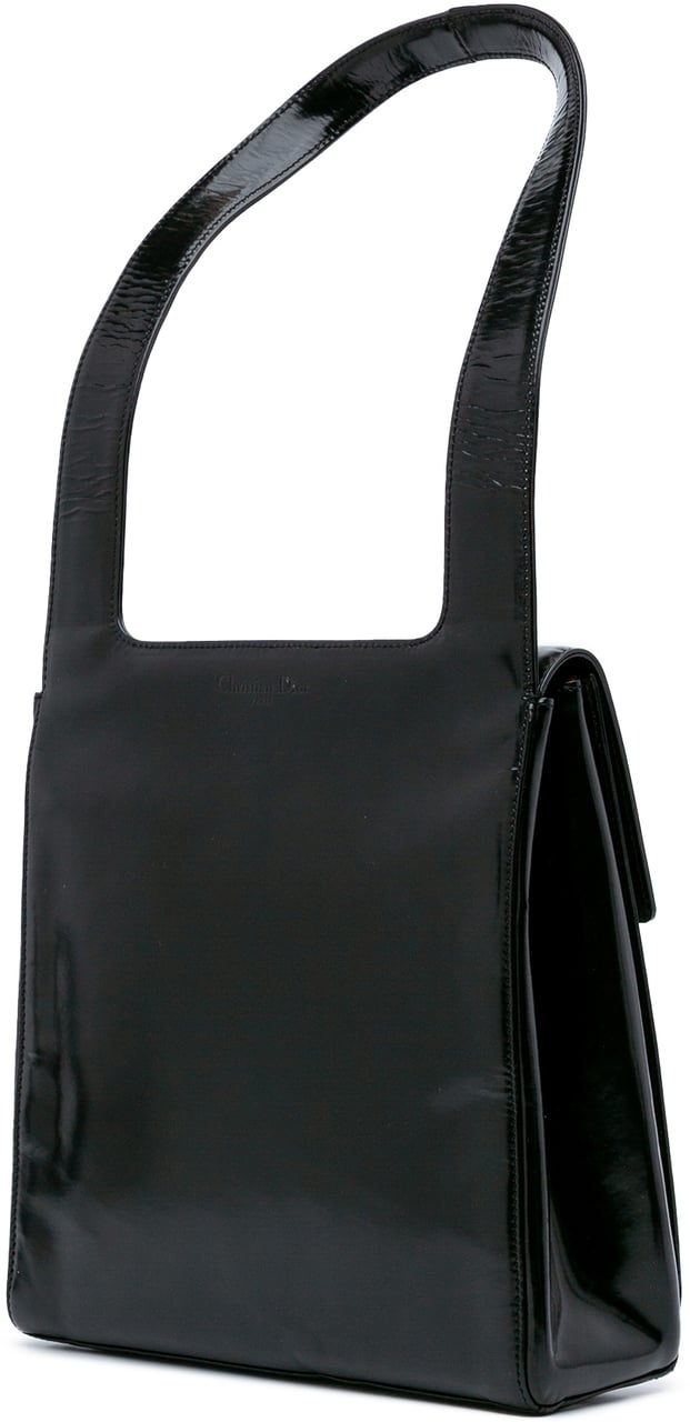 Dior Patent Shoulder Bag Zwart