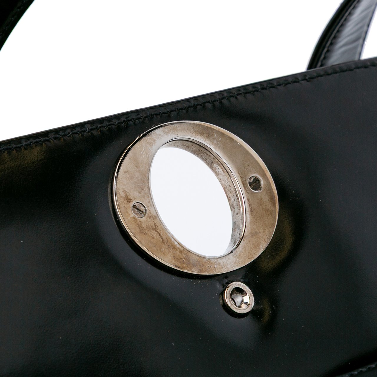 Dior Patent Shoulder Bag Zwart