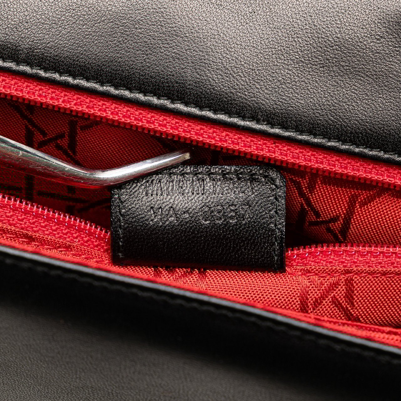 Dior Lambskin Cannage Shoulder Bag Zwart