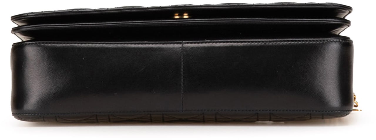 Dior Lambskin Cannage Shoulder Bag Zwart