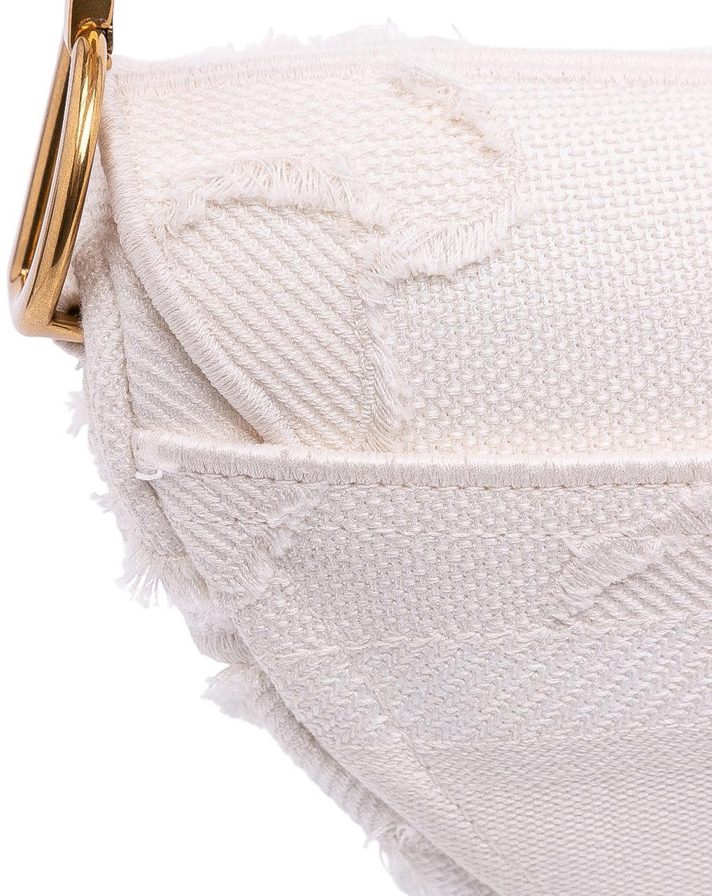 Dior Mini Canvas Embroidered Camouflage Saddle Bag Wit