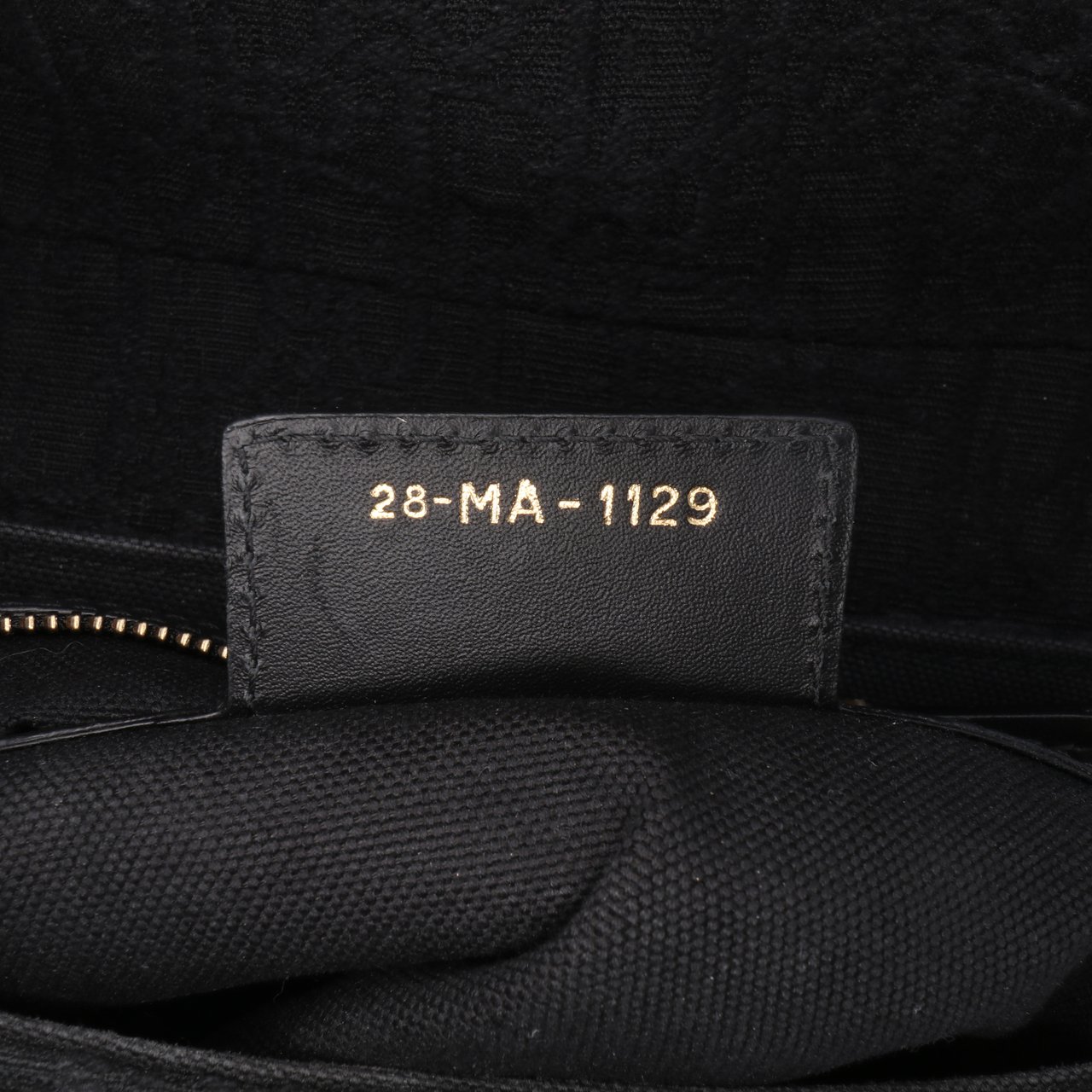 Dior Oblique Canvas Saddle Bag Zwart