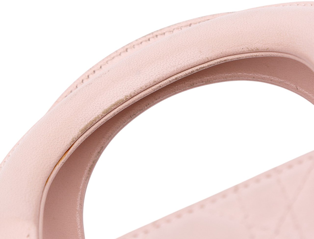 Dior Mini Lambskin Cannage Lady Dior Bruin