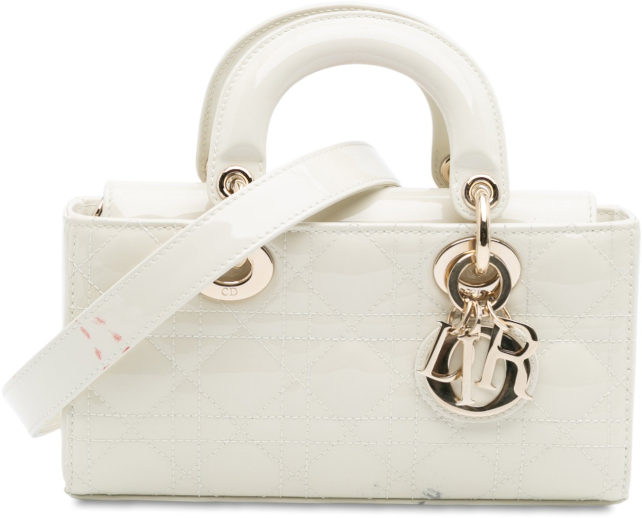 Dior Small Patent Cannage Lady D Joy Wit
